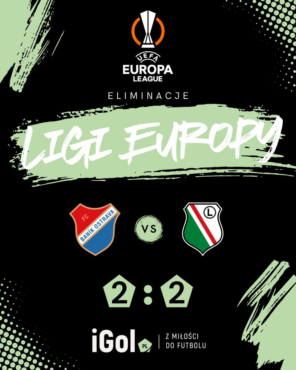 igolpl's tweet image. Bez porażki polskich klubów w pierwszych meczach kolejnej rundy el. do #UEL i #UECL
W Ostrawie @LegiaWarszawa remisuje z @fcbanikostrava 2:2, a @Jagiellonia1920 w ostatniej chwili zdobywa gola na 2:1 w Serbii.
Jak będą wyglądały rewanże?
#FCBLEG #NPZJAG #Legia #Jagiellonia