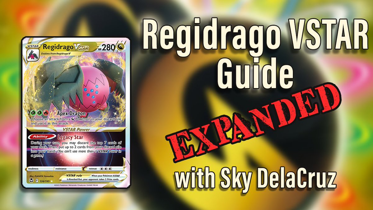 ProjArtemisPKMN's tweet image. Interested in the best deck for the best format? @Skylon01 has you covered this Throwback Thursday with an Expanded Regidrago VSTAR guide!
Check it out: mfy.gg/guides/view/re…
Unlock for $5 or for free by supporting our @TryMetafy group at the Fan tier!