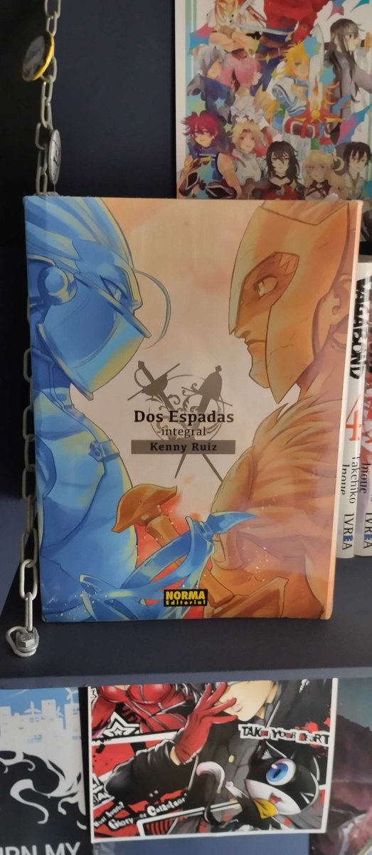 AschluDio's tweet image. Una de las primeras obras que leí en el mundo del cómic fue Mortadelo y Filemón.
A mis 25 años regreso a volver a consumir producto local de mi país con una obra que replica al manga japonés.
Dos Espadas, de Kenny Ruiz, el cual conocí gracias a @SenyorMrAngelu