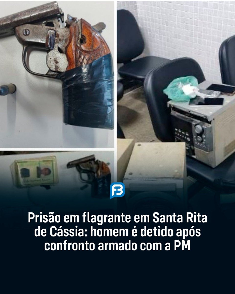 FalaBarreiras's tweet image. PRISÃO EM FLAGRANTE EM SANTA RITA DE CÁSSIA: HOMEM É DETIDO APÓS CONFRONTO ARMADO COM A PM
falabarreiras.com/policiais/pris…
#prisaoemflagrante #SantaRitaDeCássia #PMBA #86CIPM 
Instagram:
instagram.com/falabarreiras/
WhatsApp:
whatsapp.com/channel/0029Va…
Falabarreiras, notícia é pra sempre!