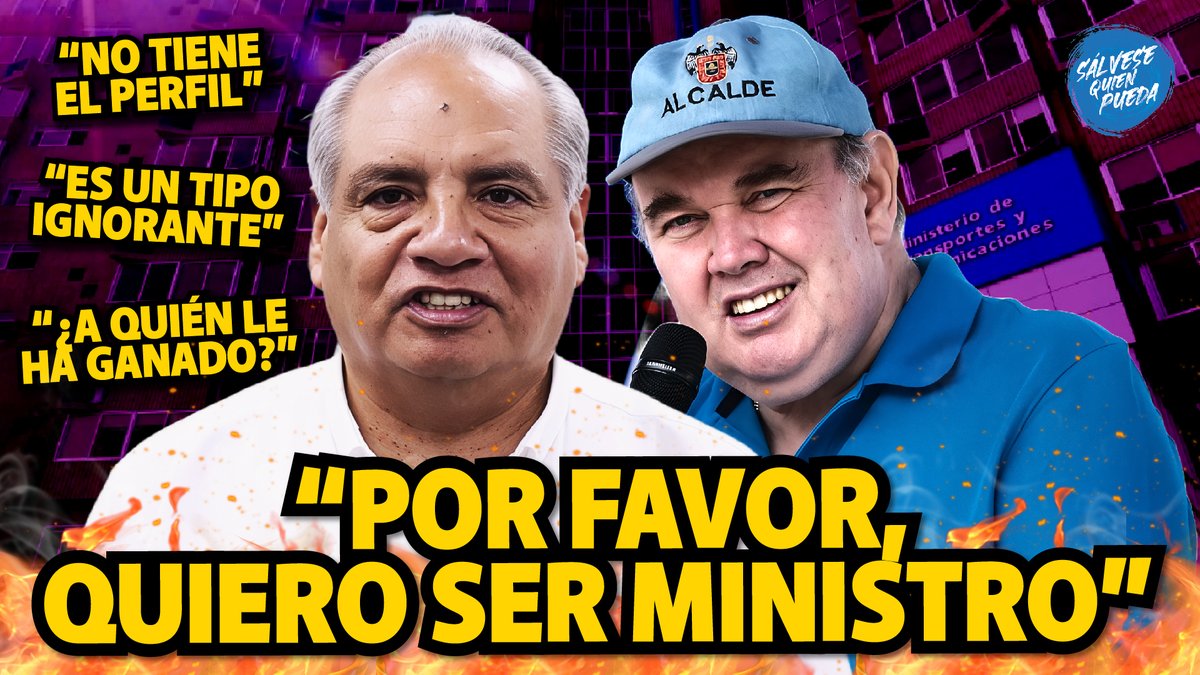 SQP_Peru's tweet image. Exfuncionario del gobierno aprista fugó antes de escuchar su sentencia por caso Odebrecht; Lanzan alerta por uso de 14 cremas dentales; López Aliaga dice que titular del MTC le pidió ayuda para ser ministro. Uno peor que el otro para presidir el Congreso.
youtu.be/ResPW_naV1k