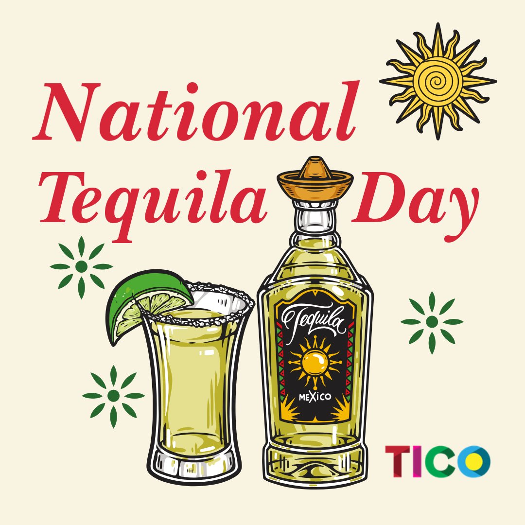 Sip, savor, and celebrate—it's #NationalTequilaDay! 🌵✨

Whether you're team blanco, reposado, or añejo, TICO is raising a glass to good times and great taste. 🥃💃
Cheers to heritage, innovation, and community.

#TequilaTime #AgaveVibes #TICOTequila #Cheers