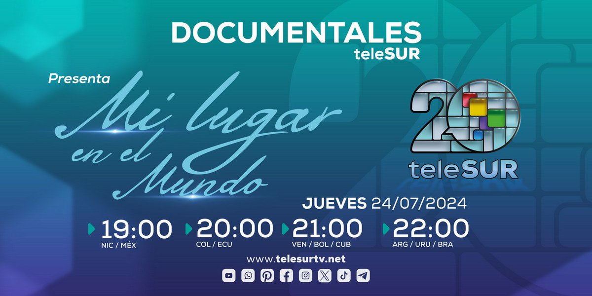 Acá le contamos cuál es el lugar en el mundo que ocupa <a href="/teleSURtv/">teleSUR TV</a>. La historia la estrenamos hoy!! Les esperamos!!