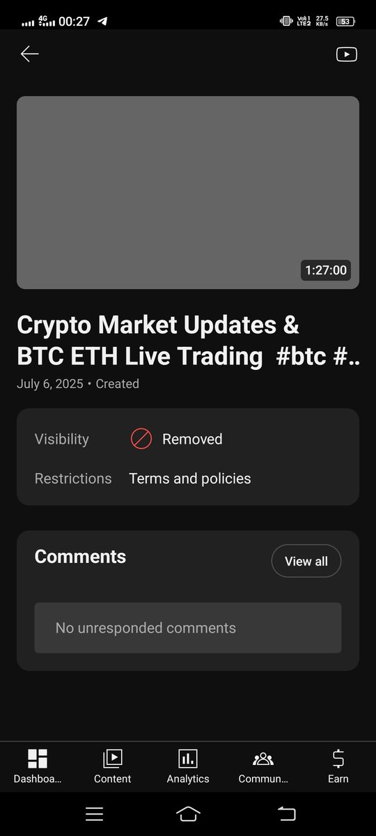 Hello <a href="/TeamYouTube/">TeamYouTube</a>,
My recent live video was unfortunately removed and a warning was issued. I’ve carefully reviewed the content and couldn’t find any violations. I always focus on sharing educational content—no spam, no fake promotions, just honest efforts to support and inform