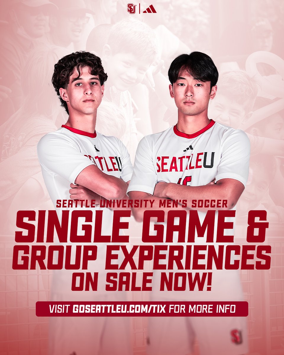 SeattleUMSoccer's tweet image. Single game tickets and group experiences are now on sale for the 2025 season! Head to GoSeattleU.com/tix to grab yours today. #TogetherWeSoar