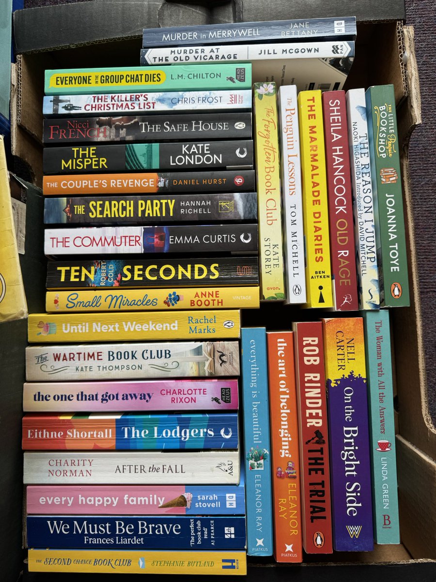 Summer holidays are so close now and we’re stocking up with holiday reading. Today we bought lots of thrillers, crime and romance paperbacks, we’ve spent all afternoon finding space for them on the shelves in #felixstowe. The carpet is fast disappearing