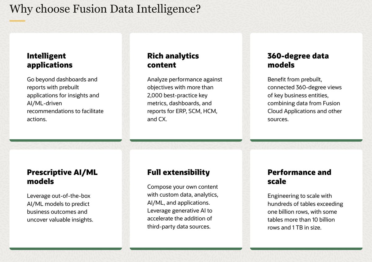 Zero hassle. Instant insights. See how Fusion Data Intelligence (#FDI) helps you unlock the full potential of your Fusion Apps...faster than ever.  🔗 Start your free trial today: social.ora.cl/6015f14hH
