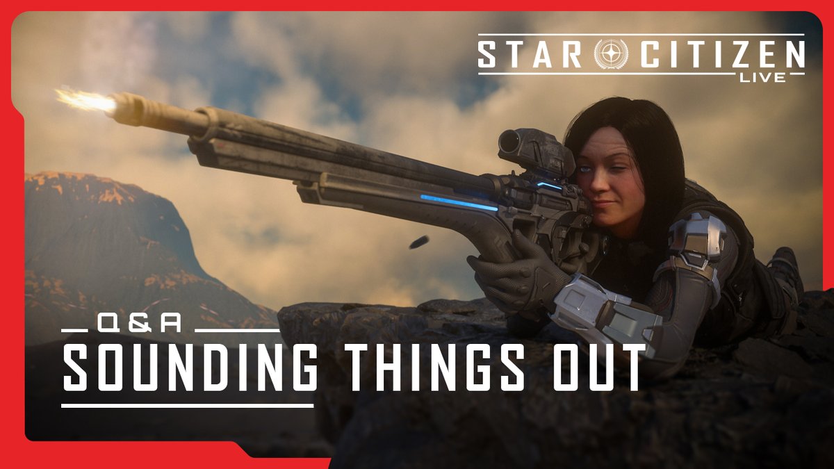 RobertsSpaceInd's tweet image. Turn up the volume for today's show as the Audio Team tackle your top questions revealing what’s next for ship sounds, VOIP, NPC chatter, and more!
Watch it Now: youtu.be/WSm-uwRB_ZM