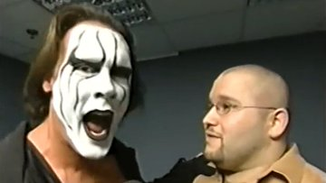 Justin_SofOK's tweet image. In 1 hr, live on twitch.tv/jsofok for a doubleheader of WWA Retribution (12/6/02) + WEW Kickin' Ass Ghetto Booty Style (2/6/03).
Sting's first televised match post-WCW vs. Luger, Jarrett vs. Nathan Jones for the NWA Title, WEW's hardcore hoss battle, 2 Mickie James…