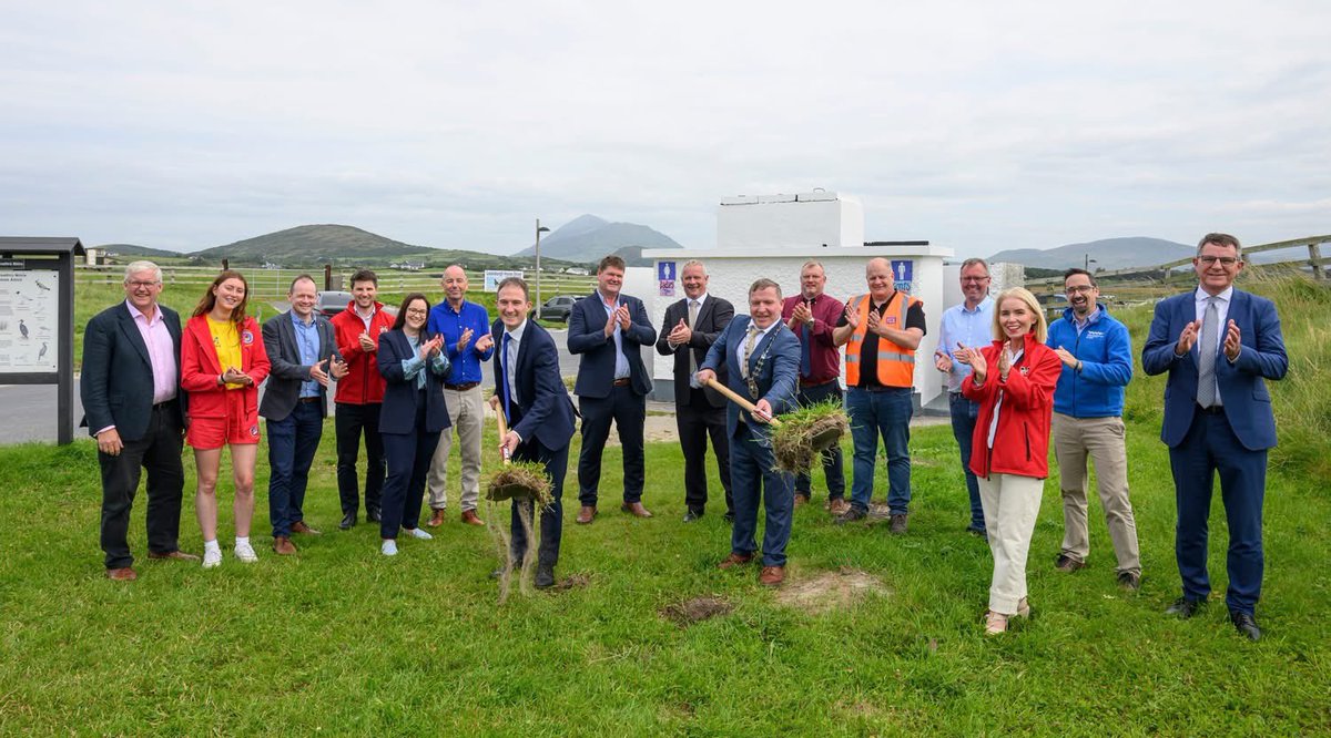 Alan Dillon (@alan_dillon) on Twitter photo Proud to break ground on two new water sports facilities in Keel, Achill & Carrowmore, Louisburgh.
A major boost for Mayo tourism, outdoor recreation & local communities.
Thanks to <a href="/Failte_Ireland/">Fáilte Ireland</a> & <a href="/MayoCoCo/">Mayo County Council</a> for their vision and support.
#WildAtlanticWay #MayoMatters #Tourism Proud to break ground on two new water sports facilities in Keel, Achill & Carrowmore, Louisburgh.
A major boost for Mayo tourism, outdoor recreation & local communities.
Thanks to <a href="/Failte_Ireland/">Fáilte Ireland</a> & <a href="/MayoCoCo/">Mayo County Council</a> for their vision and support.
#WildAtlanticWay #MayoMatters #Tourism