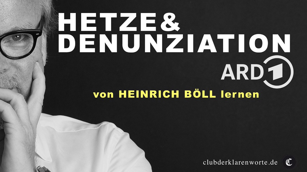 StandPunkt_News's tweet image. ARD und die Methoden der Stasi? Schockierende Parallelen!

ARD-Skandal: Heinrich Bölls Warnung wird bitter wahr.

Heinrich Bölls Worte aus dem Jahr 1972 wirken heute wie eine düstere Prophezeiung: Hetze, Denunziation und gezielte Diskreditierung – damals gegen politische Gegner,…