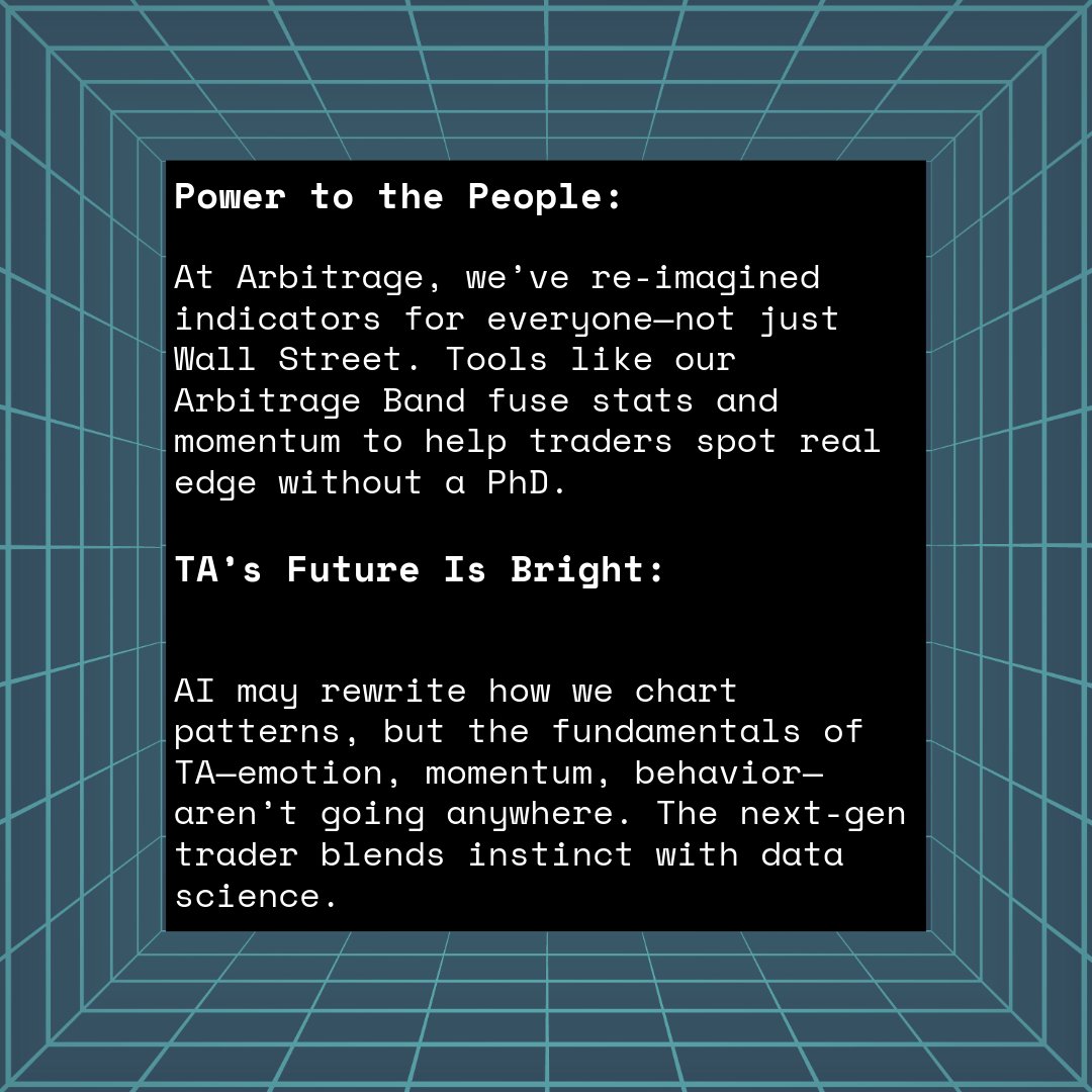arbitrage_trade's tweet image. Wall Street quants or kitchen-table traders—TA belongs to everyone now. Learn the charts. Learn the code. Win the edge.
#ArbitrageEdge #SmartTradingTools #TAForAll