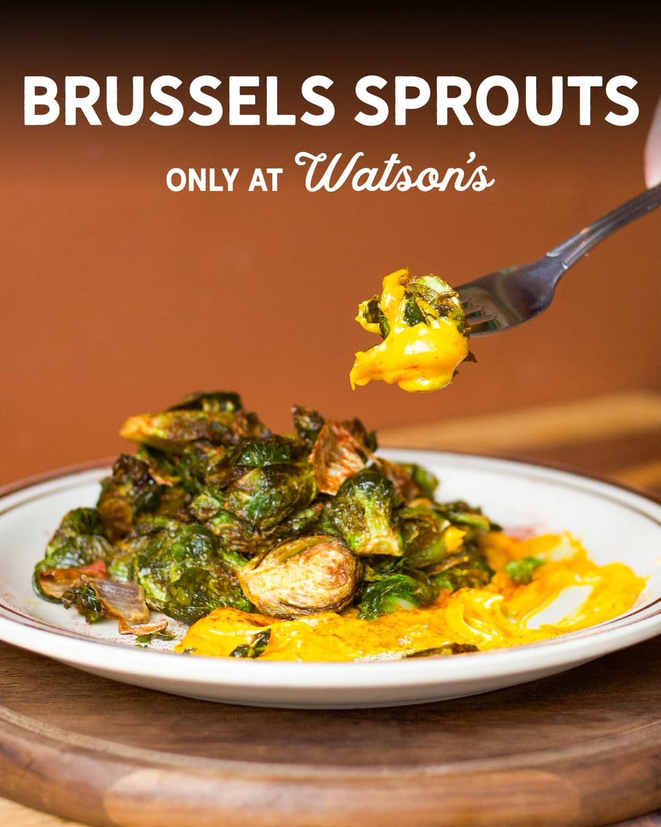 Eat your greens. These amazing Brussels Sprouts are only available at the Shack!