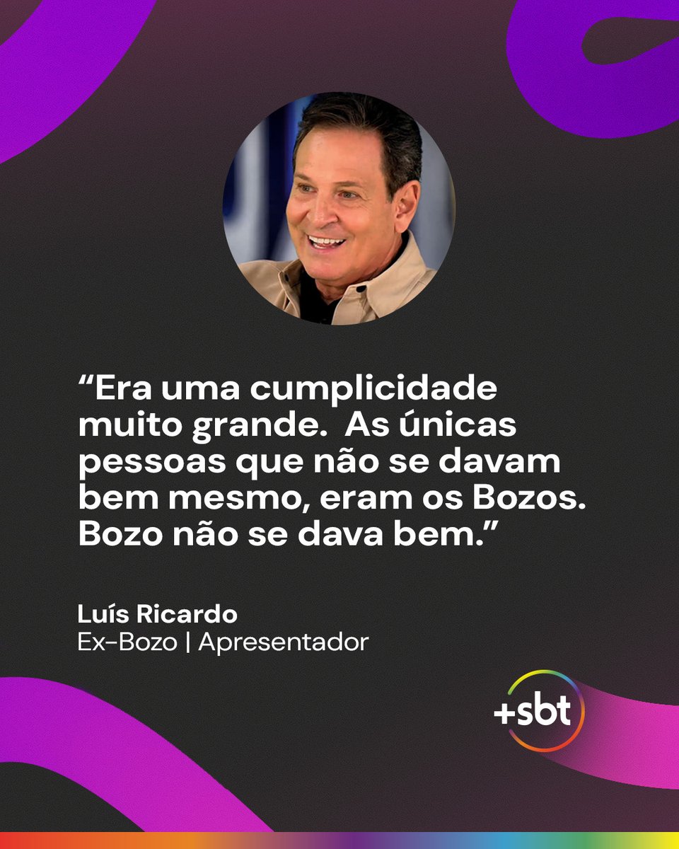 maissbtoficial's tweet image. Vamos relembrar a trajetória do Bozo na TV brasileira: o início, as diversas fases do programa, os atores, a rivalidade por trás da maquiagem e muitas histórias de bastidores do palhaço mais famoso do mundo! Dia 25, após o Programa do Ratinho, no SBT.
#MaisSBT #SempreRir #Bozo