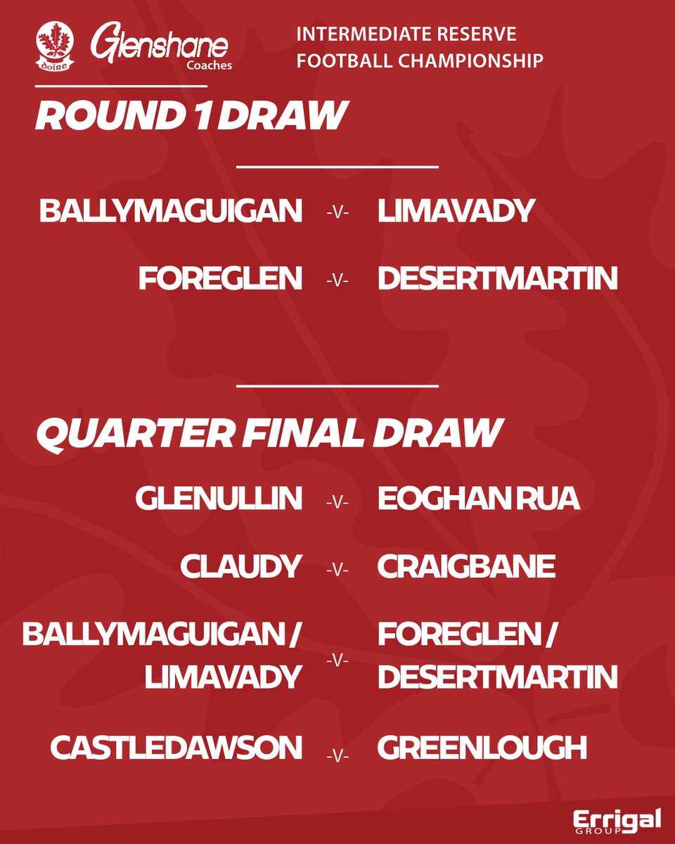 Doiregaa's tweet image. 🏐🇦🇹 The draw for the 2025 𝗚𝗹𝗲𝗻𝘀𝗵𝗮𝗻𝗲 𝗖𝗼𝗮𝗰𝗵𝗲𝘀 𝗜𝗻𝘁𝗲𝗿𝗺𝗲𝗱𝗶𝗮𝘁𝗲 𝗥𝗲𝘀𝗲𝗿𝘃𝗲 𝗙𝗼𝗼𝘁𝗯𝗮𝗹𝗹 𝗖𝗵𝗮𝗺𝗽𝗶𝗼𝗻𝘀𝗵𝗶𝗽 has been made at Owenbeg this evening ⤵️