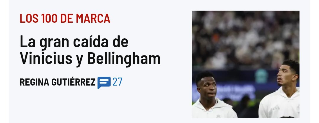 Fijaos los comentarios en una noticia del Marca del Barça y en una del Madrid...