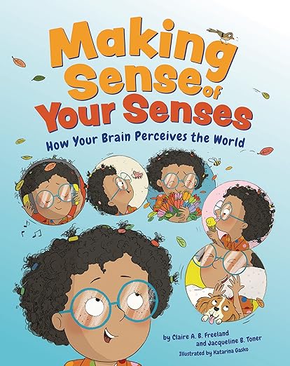 ErinDealey's tweet image. Had a fun MOWMT (Tx @Literally_Lynne) chat with author Claire Freeland about her cool new book (w/Jacqueline B. Toner), MAKING SENSE OF YOUR SENSES, illus. Katarina Gasko, releasing August 5th from @MaginationPress. #STEM #Teacher #BookBoost 
Pre-orders: apa.org/pubs/maginatio…