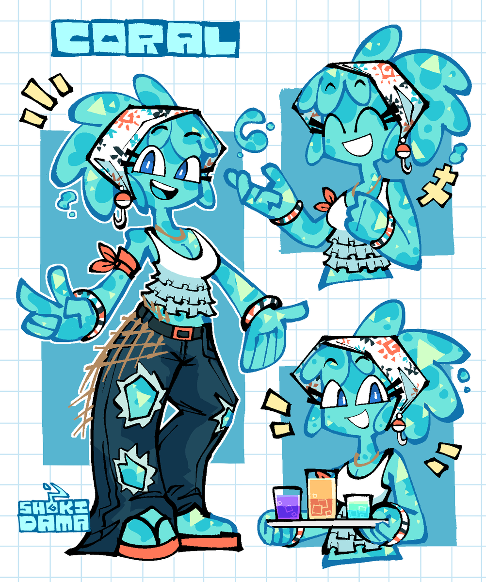 shokidama's tweet image. remember to stay hydrated! #oc