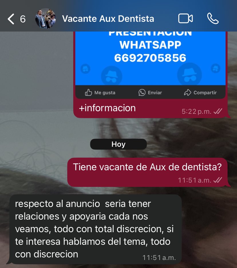 Buscas niñas de 16? Enfermo