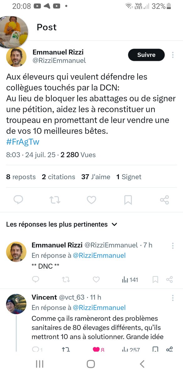 pascalaubrycr1's tweet image. Quant on veut parler de sanitaire mais n'y connais rien !
Reconstituer un troupeau avec des animaux de plusieurs élevage c'est la catastrophe garantie !