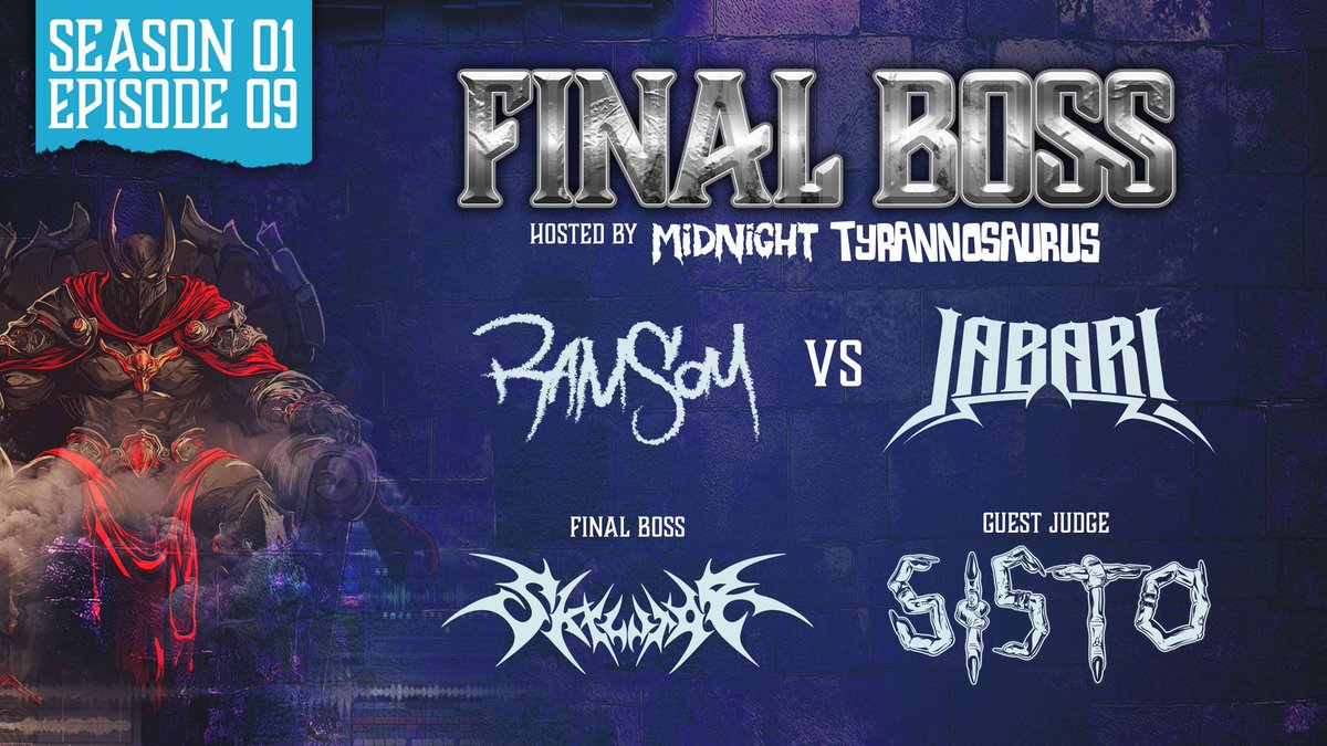 Midnight Tyrannosaurus (@midnightasaurus) on Twitter photo IT IS REDEMPTION DAY ON FINAL BOSS!
THREE INSANE UNDERDOGS
TWO INSANE ROUNDS OF MUSIC
This was an absolutely wild one
<a href="/ramsaydubs/">π½πππππ</a> Jabari <a href="/skxlvtormusic/">skxlvtor ππ₯</a> <a href="/sisto_official/">SISTO</a> ! IT IS REDEMPTION DAY ON FINAL BOSS!
THREE INSANE UNDERDOGS
TWO INSANE ROUNDS OF MUSIC
This was an absolutely wild one
<a href="/ramsaydubs/">π½πππππ</a> Jabari <a href="/skxlvtormusic/">skxlvtor ππ₯</a> <a href="/sisto_official/">SISTO</a> !