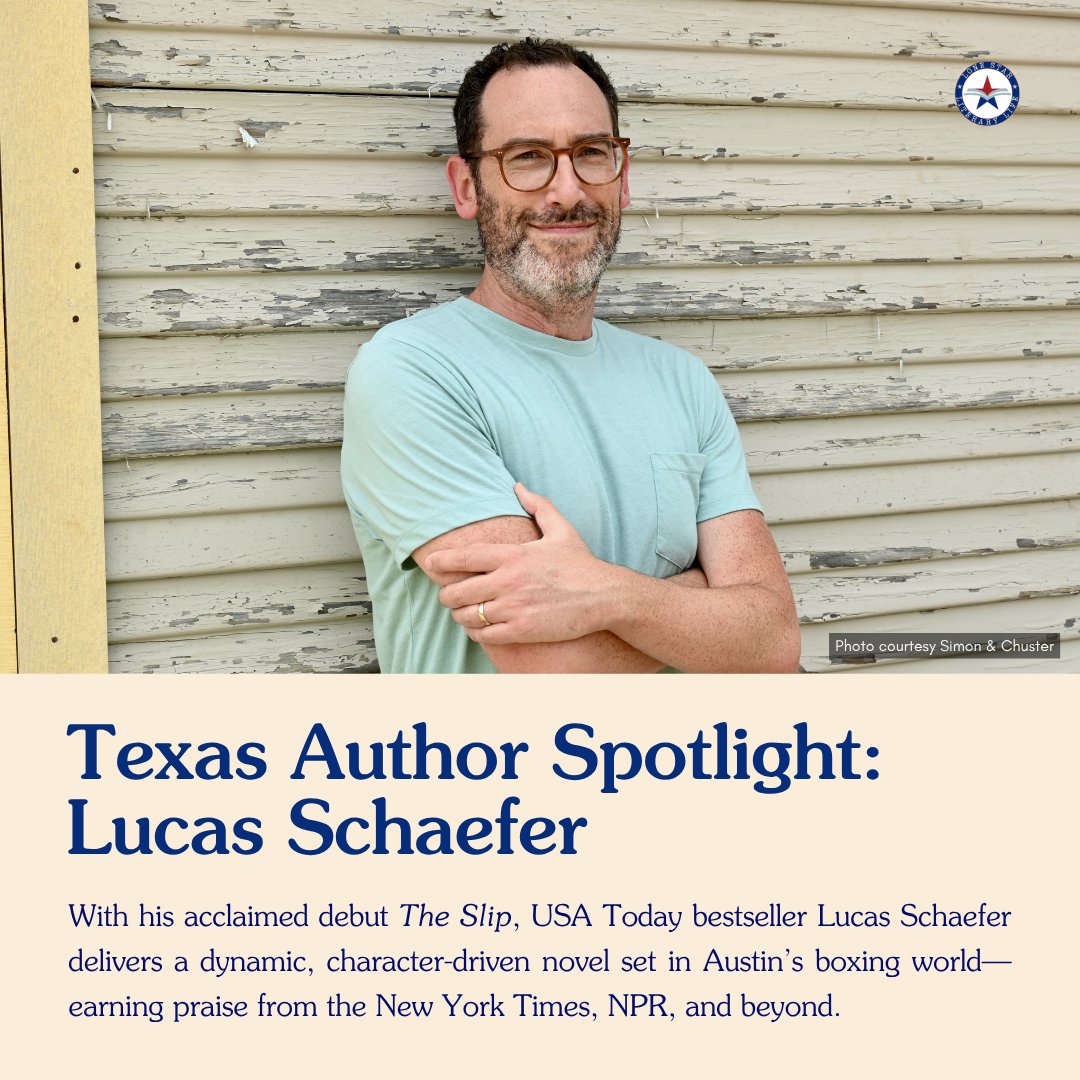 Lone Star Literary (@lonestarlit) on Twitter photo Lucas Schaefer’s debut The Slip is one of the summer’s most talked-about books—praised by NYT, NPR & beyond. Set in an Austin boxing gym, it’s a powerful story of identity, belonging & transformation. 
Read more: magazine.lonestar-lit.com/issues
#TheSlip #T... Lucas Schaefer’s debut The Slip is one of the summer’s most talked-about books—praised by NYT, NPR & beyond. Set in an Austin boxing gym, it’s a powerful story of identity, belonging & transformation. 
Read more: magazine.lonestar-lit.com/issues
#TheSlip #T...
