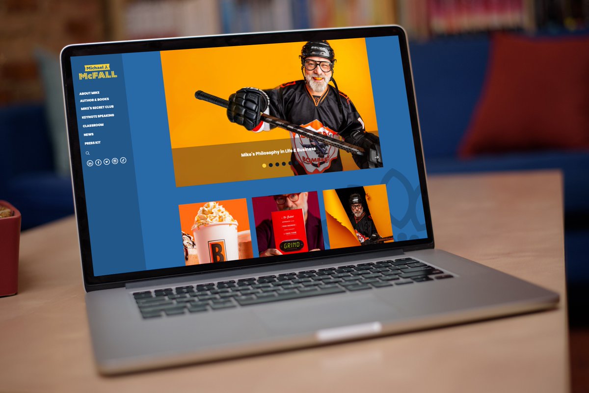 We launched michaeljmcfall.com for <a href="/BIGGBYCOFFEE/">BIGGBY® COFFEE</a> co-founder &amp; CEO Mike McFall!

Books, speaking, courses &amp; leadership insights—all in one bold new site. Check it out 🚀👀