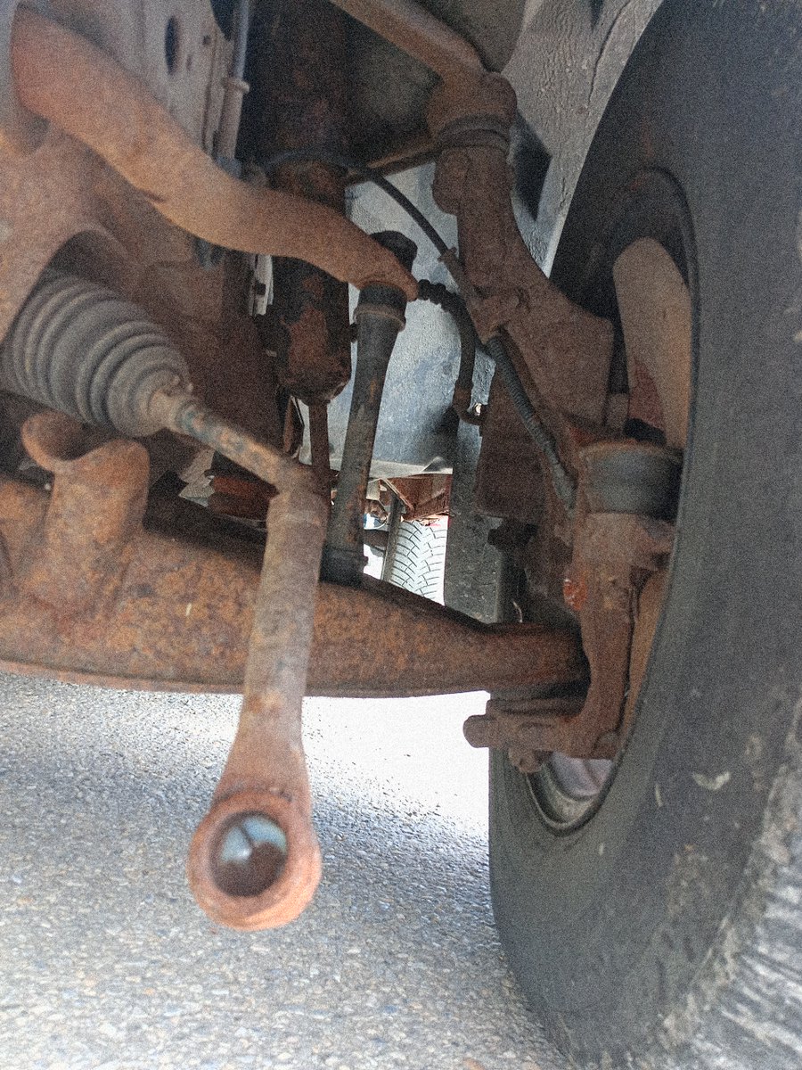 Well, what a shitty month.... Was going to go to High River to at least get the chance to say goodbye to my dad before he passes. Get my truck out of the parking spot, and find out I have a busted tie rod. 
Gonna cost me $400 to fix it. Needless to say, I can't go to High River..
