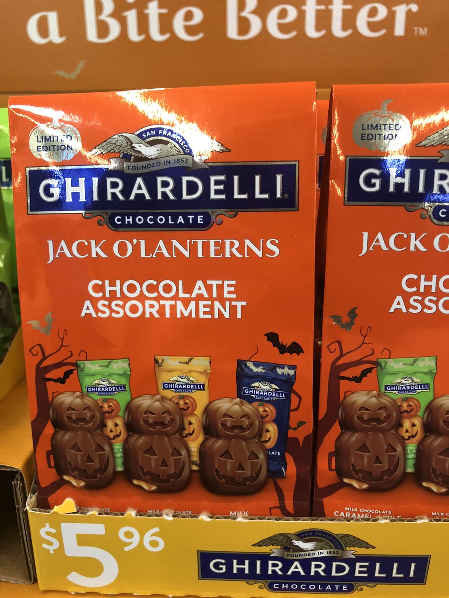 DomesticDogMom's tweet image. Which one?  #fallcandy #Ghiradelli