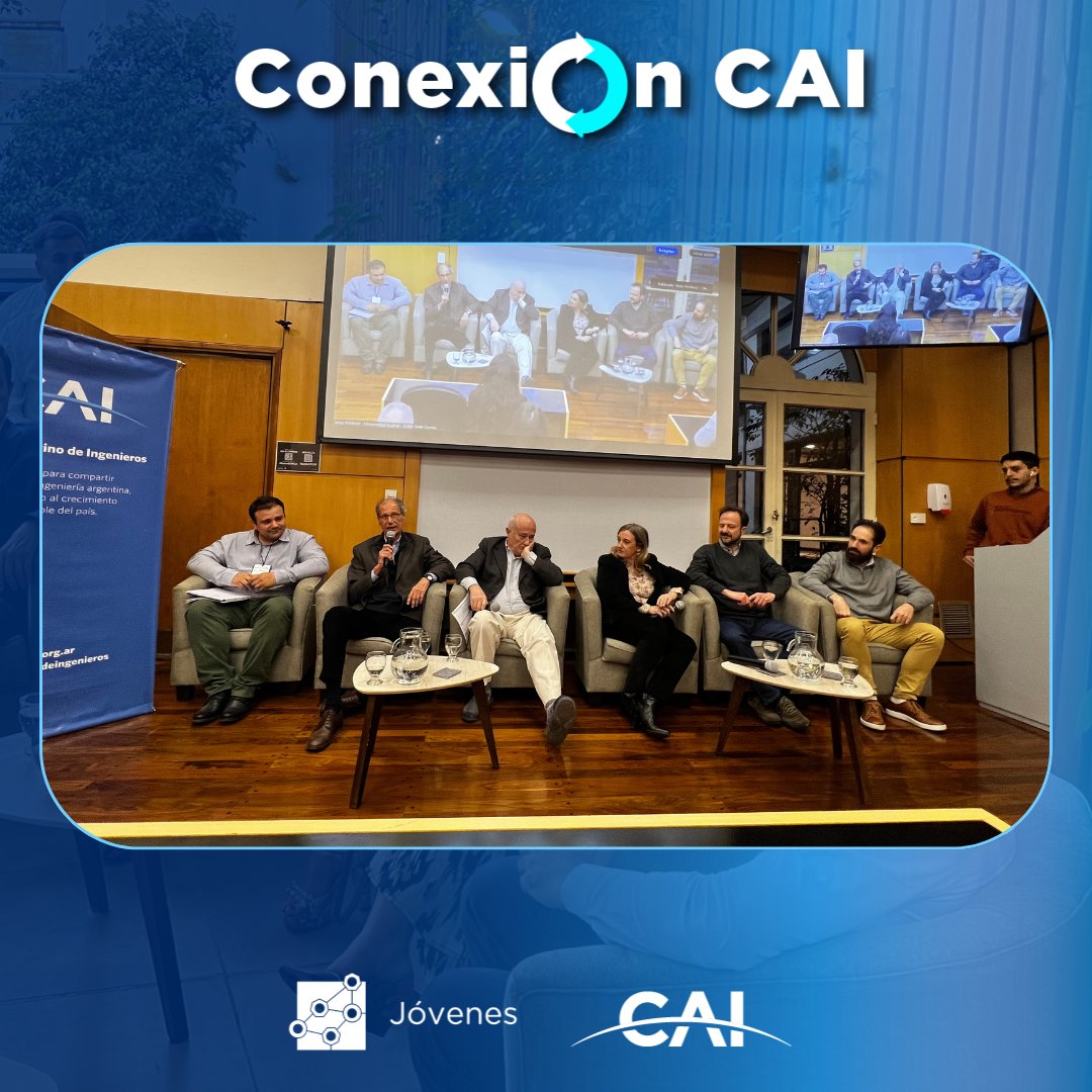 El 23/7 vivimos #ConexiónCAI un encuentro con jóvenes y referentes de la ingeniería sobre carrera, cultura laboral, IA y más.
🙌 Gracias a oradores de ExxonMobil, Tenaris, INVAP, AESA y ABB.
📲 Leé la nota y mirá el video en cai.org.ar/conexion-cai-2…

 #Ingeniería #JóvenesCAI