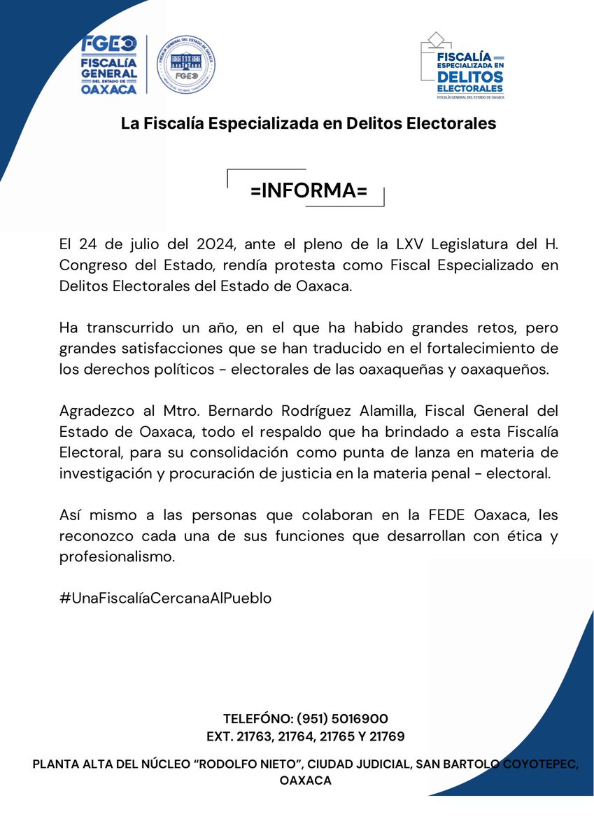 FEDEOaxaca's tweet image. 