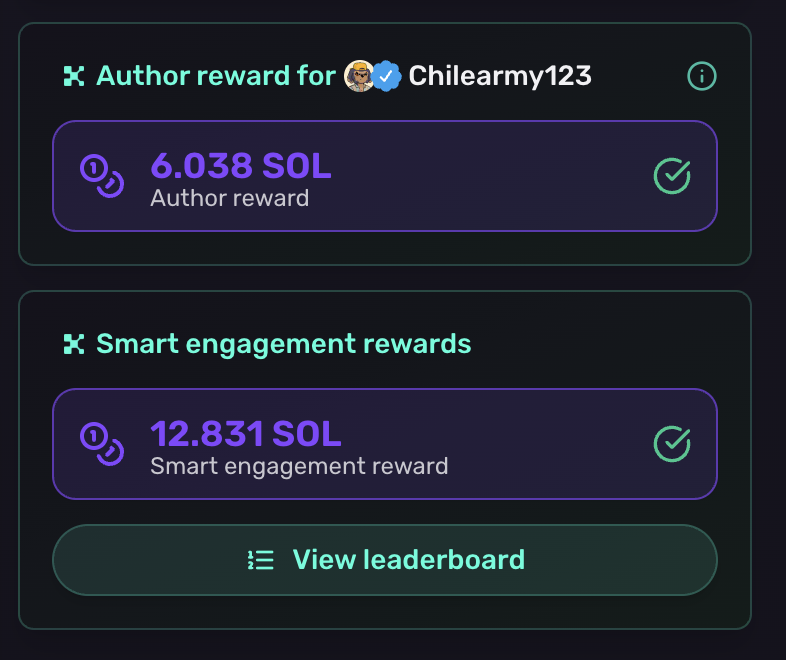 momotrenches's tweet image. so our V2 of @opinionsdotfun is just live and @Chilearmy123 tweet got auto listed on our platform
and he's alr eligible for 6.04 sol in rewards ($1100) just for tweeting an opinion
is it clicking for you guys? your opinions are literally money