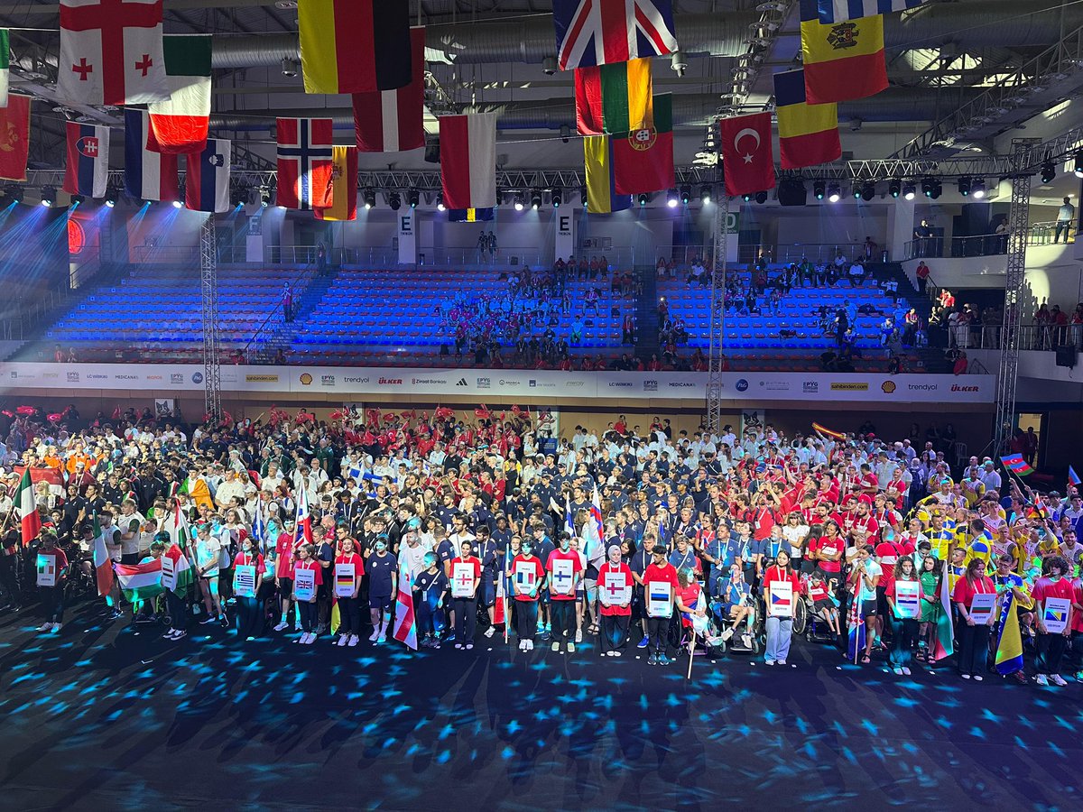 📍İstanbul • 2025 Avrupa Para Gençlik Oyunları Açılış Töreni

Gençliğin azmiyle, sporun birleştirici gücüyle Avrupa’yı buluşturan anlamlı bir organizasyona şahitlik ediyoruz.

Avrupa Para Gençlik Oyunları’nın açılış töreninde, her biri cesaretin, gayretin ve umudun temsilcisi