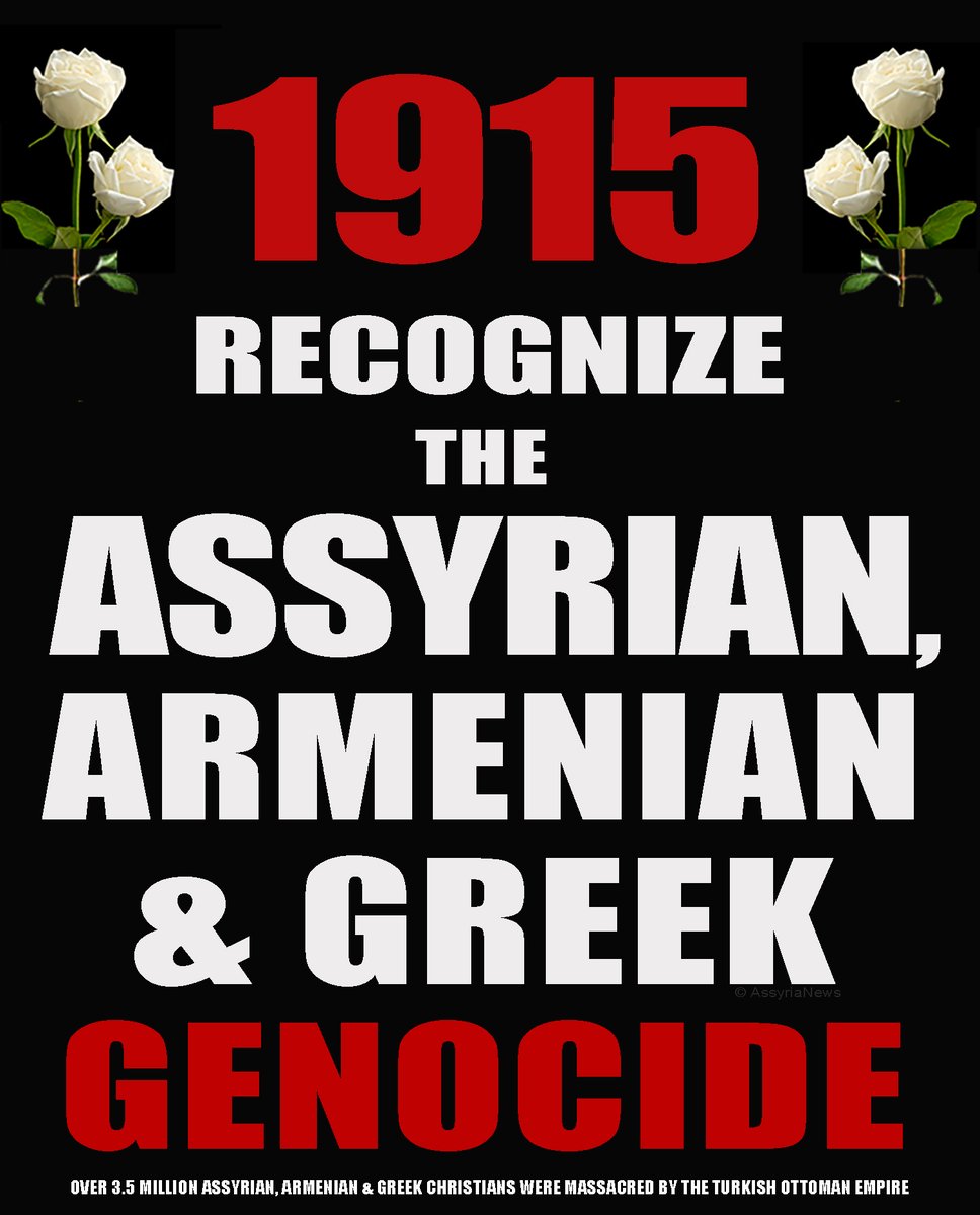 TodayAssyria's tweet image. For over a century, the cries of 3.5 million lost souls have echoed in silence. Turkey, it’s time to face the truth. It’s time for recognition. Honor the memory of the #Christian #Assyrian #Armenian and #Greek genocide victims.
#AssyrianGenocide #ArmenianGenocide #GreekGenocide