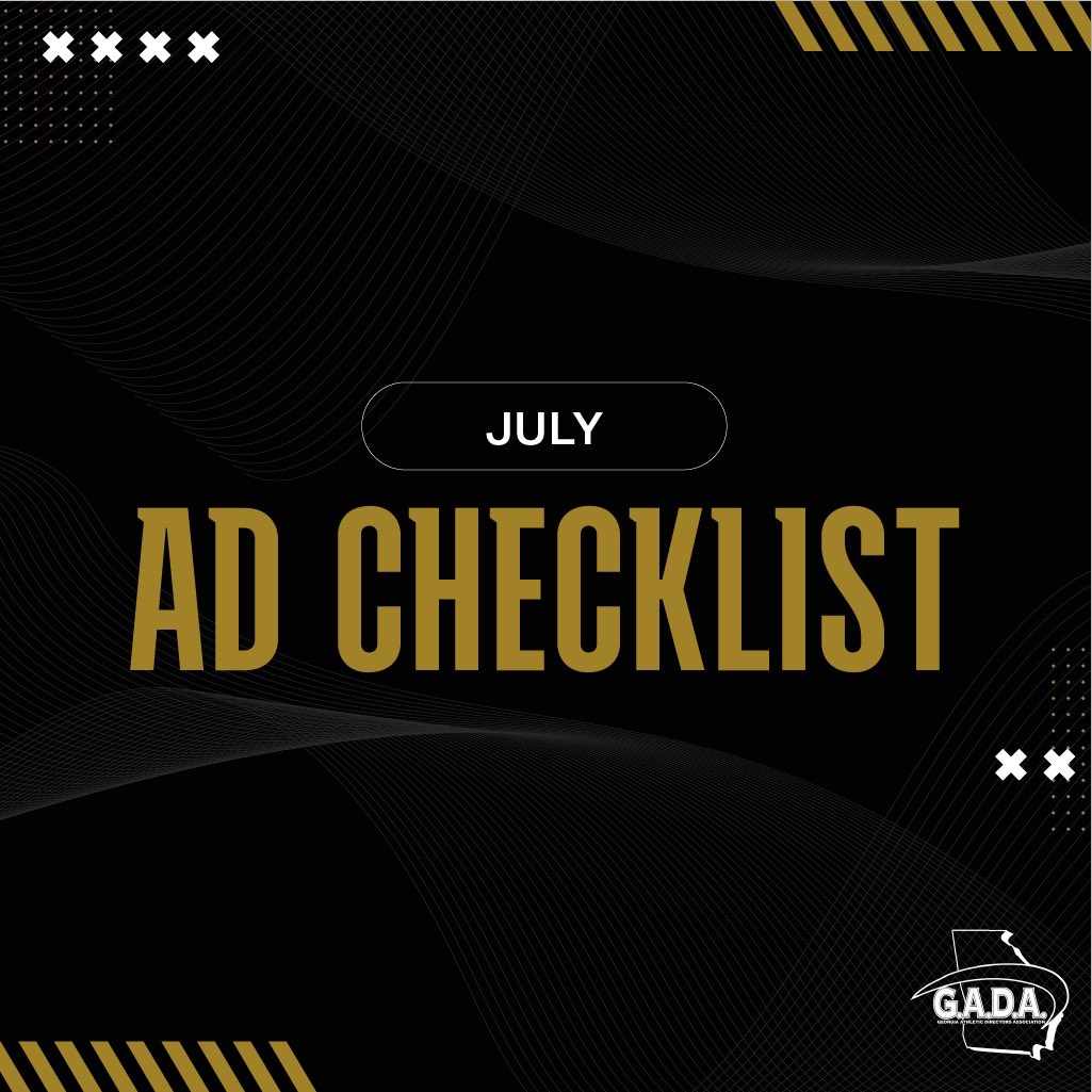 GADACOACHES's tweet image. Summer is flying by! Before the month wraps up, make sure you’ve had a look at our July AD checklist.
Check it out here: gadaonline.net/july-gada-athl….