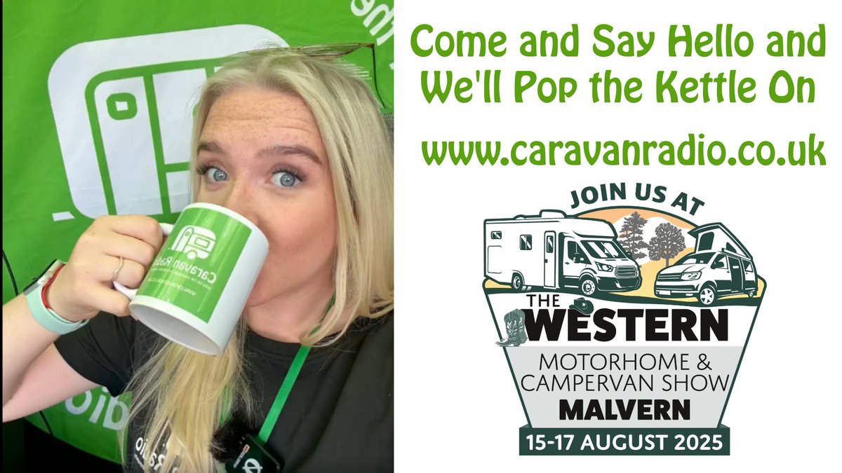 Join us at the next Warners Show at The Three Counties Show Ground in Malvern caravanradio.co.uk #caravan #motorhome #campervan #caravanlife #motorhomelife #campervanlife