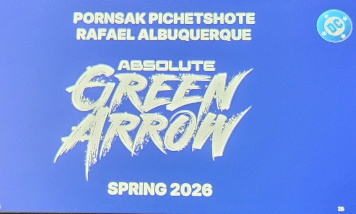thegreenarrowbr's tweet image. 🚨 𝙊𝙁𝙄𝘾𝙄𝘼𝙇: 𝘼𝘽𝙎𝙊𝙇𝙐𝙏𝙀 𝙂𝙍𝙀𝙀𝙉 𝘼𝙍𝙍𝙊𝙒
DC anunciou que o ARQUEIRO VERDE terá uma minissérie em 6 edições no Universo ABSOLUTE.
( 📸 Via: @heyitsjennalynn )