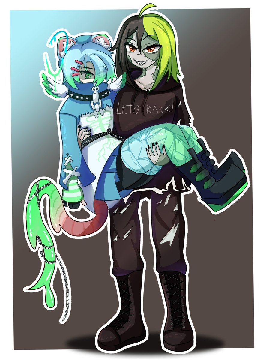 Zom_Danni (@zom_danni) on Twitter photo guys i found this rat in the deep fryer! :3
this art of me and <a href="/DashyDedge/">Dashyyy ☠️🐀</a> is sooo cuuute aaaaa <3
by 🎨<a href="/vacamaschikita/">🔞VacaChikita 🐮❣✨ VGEN /COMMS CLOSED</a> guys i found this rat in the deep fryer! :3
this art of me and <a href="/DashyDedge/">Dashyyy ☠️🐀</a> is sooo cuuute aaaaa <3
by 🎨<a href="/vacamaschikita/">🔞VacaChikita 🐮❣✨ VGEN /COMMS CLOSED</a>