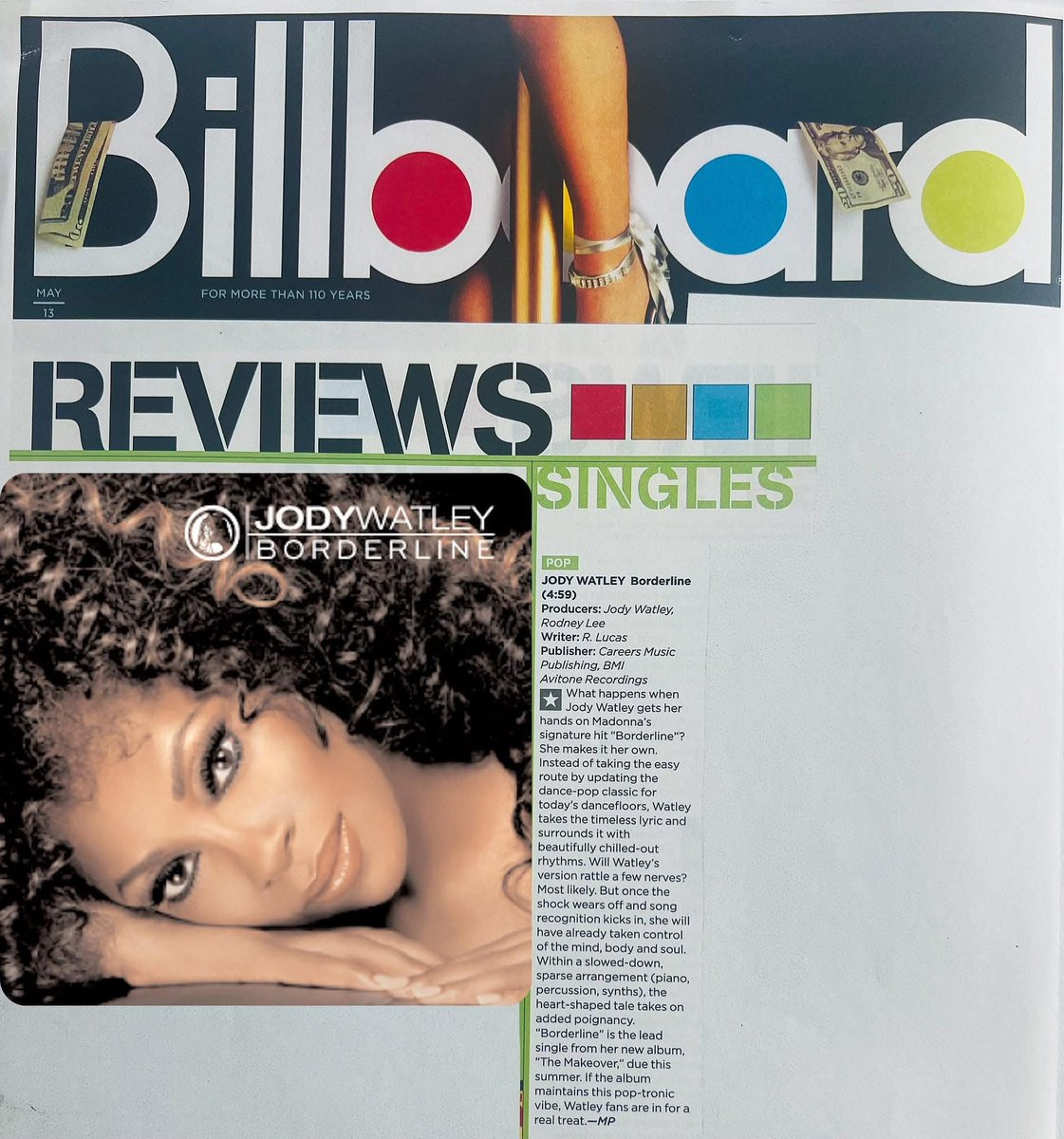 #TBT
“What happens when Jody Watley gets her hands on Madonna’s ‘Borderline’? She makes it her own.” – Billboard, 2006 💫

The story continues… a 🔥 remix is on the NEW  #1 iTunes Dance Album “Let’s Dance Vol.1 – Hit Them Beats” 🎶🪩