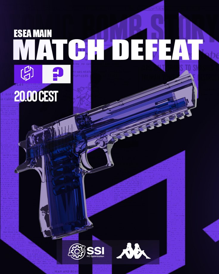 SoulsHeartOff's tweet image. Can't win them all. GG's #EUCLSicarios
#CS2BNL / #SoulsHeartForever 💜🤍