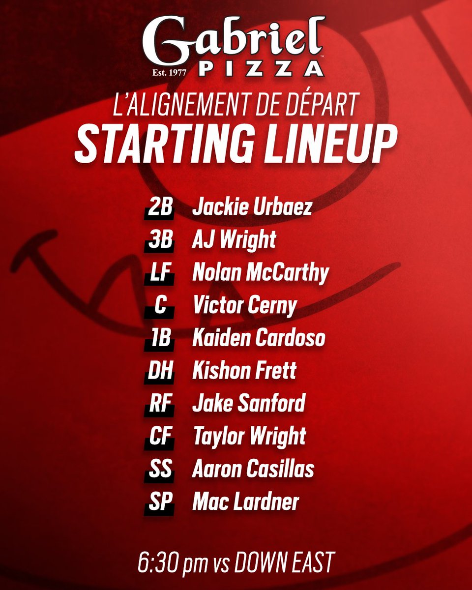 ottawa_titans's tweet image. The @GabrielPizza Starting Lineup looking to take 3 of 4 in this series 👇🍕
📊: dub.sh/FL-Scores
#HereToStay