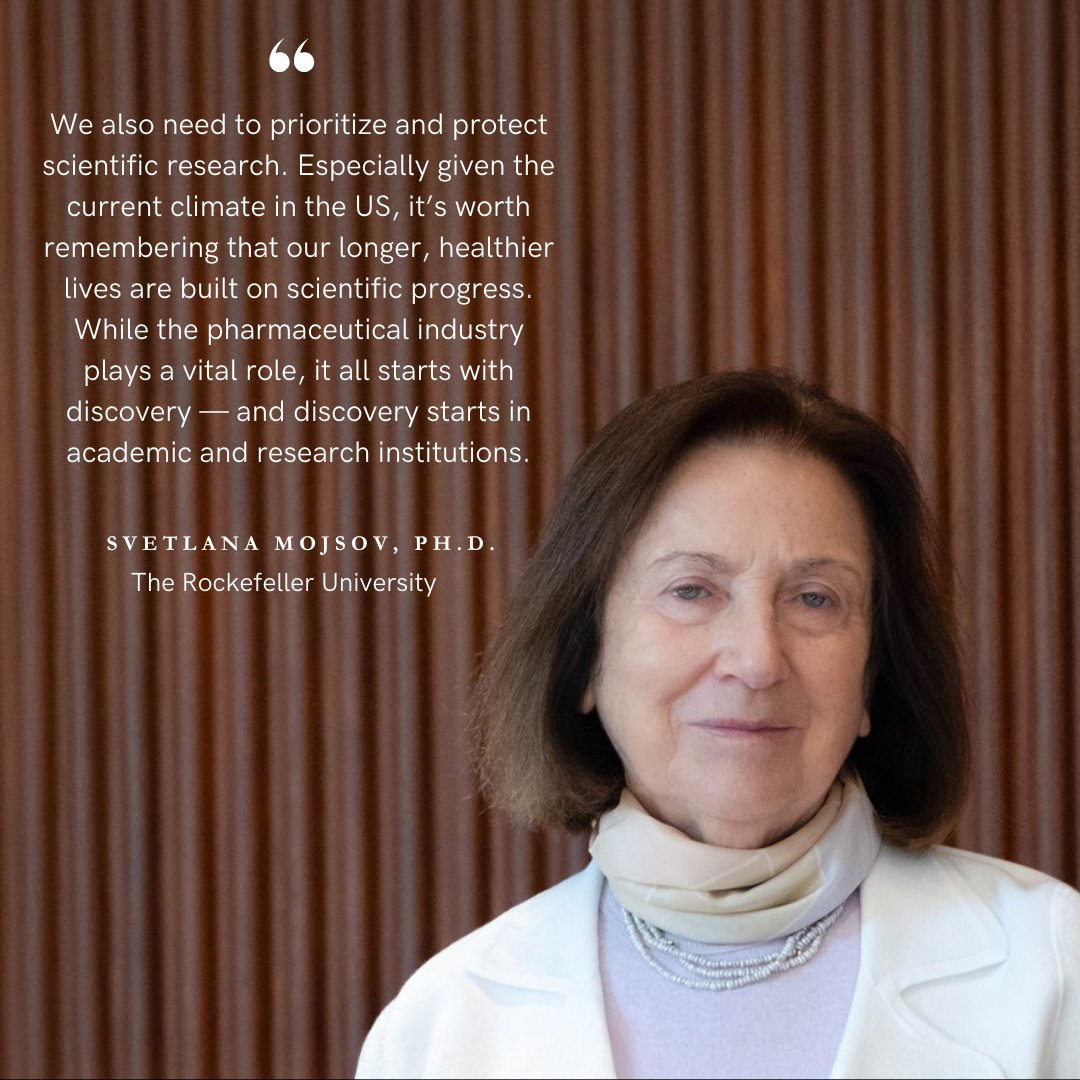 RockefellerUniv's tweet image. In an interview with @Elmedicoint, Rockefeller's Svetlana Mojsov reflects on how her discovery of GLP-1 has helped millions manage diabetes and obesity, and on the importance of mentorship, collaboration and translation in science: wb.md/4o4jFOv
