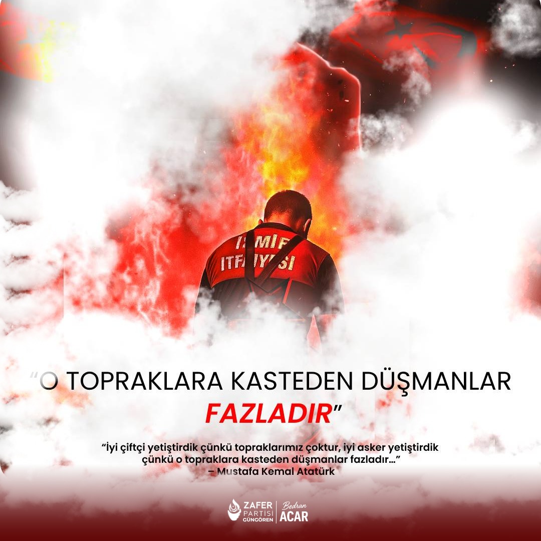 "İyi çiftçi yetiştirdik çünkü topraklarımız çoktur, iyi asker yetiştirdik çünkü o topraklara kasteden düşmanlar fazladır..."
<a href="/AcarBedran/">bedranAcr</a>