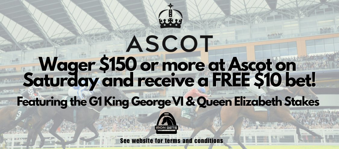ironbetsracing's tweet image. Breakfast at Ascot on Saturday!
#horseplayerfirst
ironbetsracing.com
Free PP's: files.racingandsports.com/racing/racing/…