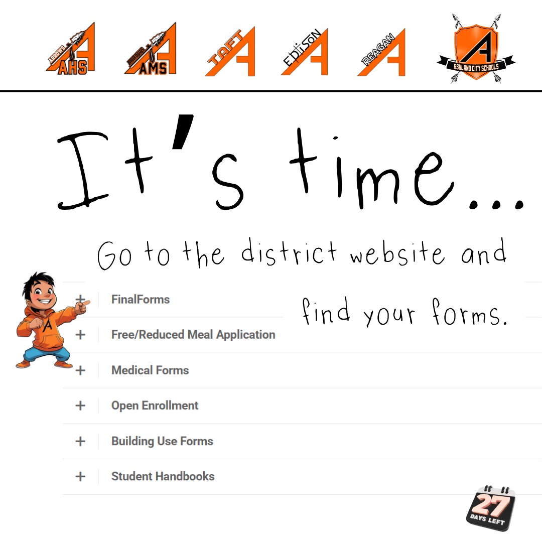 It's time... ⏰️🔨😯
The school year is rapidly approaching and chances are you haven't filled out your FinalForms. It is time... Grab a coffee ☕️, maybe a lot of coffee... ☕️☕️☕️ and get those docs filled out.