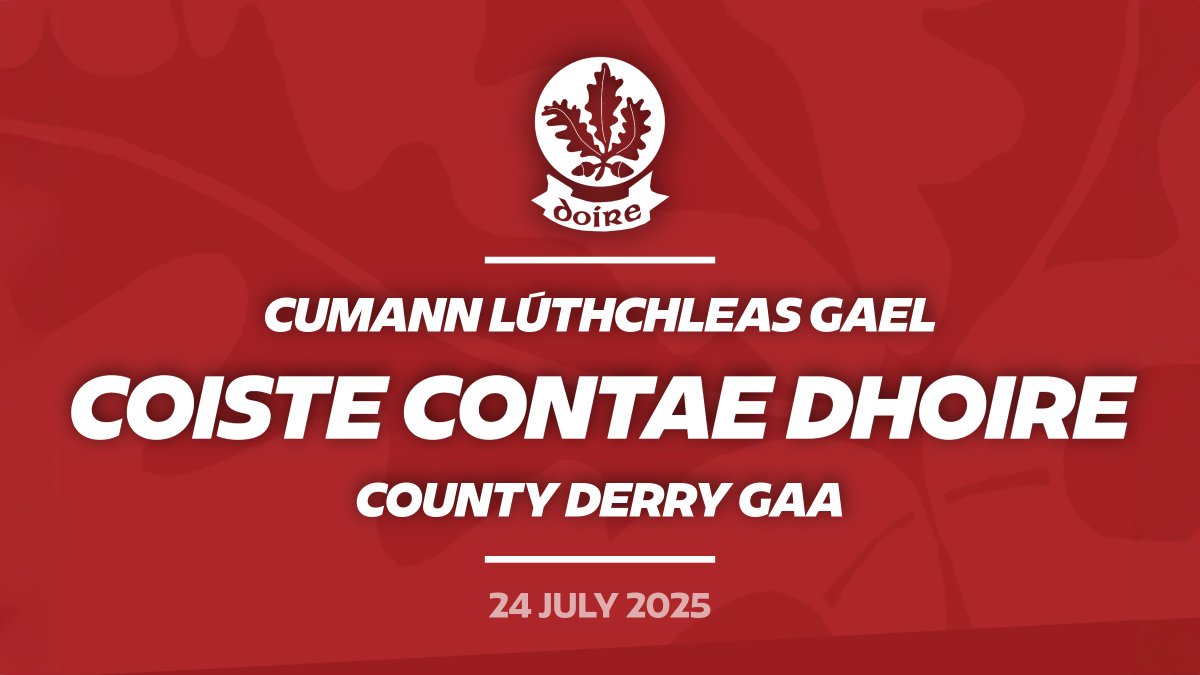 Doiregaa's tweet image. Following tonight&apos;s meeting of Coiste Chontae Dhoire, Derry GAA has confirmed all management teams for 2026.

🔗 derrygaa.ie/coiste-chontae…