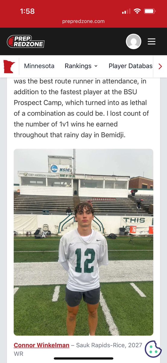 showtime_wink's tweet image. Thank you @OJW_Scouting @PrepRedzoneMN for the write up from the BSU prospect camp, had a great time competing!
@coachabrown1 @CoachBolte @BSUBeaversFB