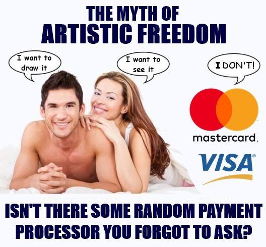 MakiniDraws's tweet image. Itch.io Has Removed all NSFW adult games from their storefront due to the pressure from Payment Processors and groups like Collective Shout.
but its no big deal right? They won't be coming after your media right? 🙃