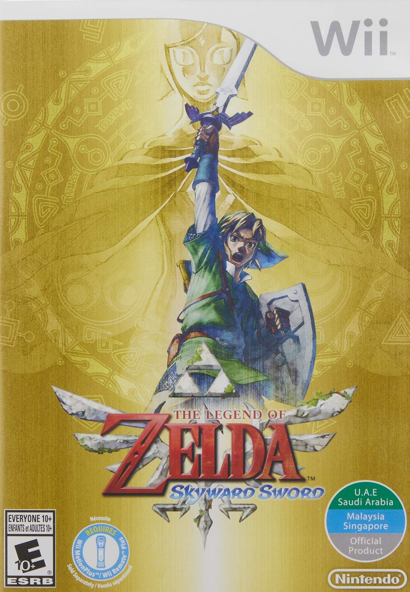 ZeldaDungeon's tweet image. Time for a completely random question.. Did you play the Wii original Skyward Sword, or was your first time with the HD version?