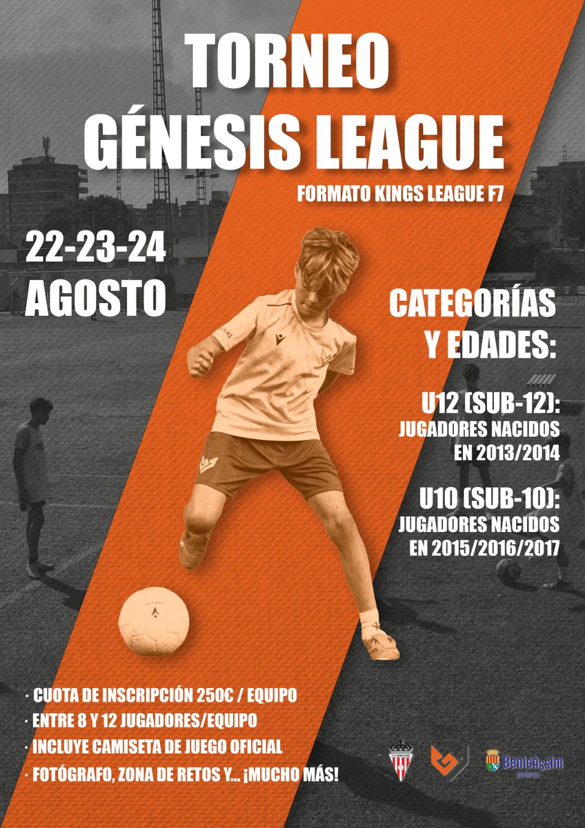 Castellonbase's tweet image. Génesis League en Benicàssim. @CDBenicasimes  castellonbase.com/toda-la-inform… a través de @Castellón Base - Tu web de fútbol base